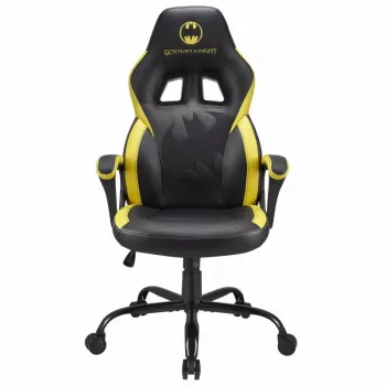 Pc-gamingstoel Subsonic SA5642-B1 gevoerde zitting zwart geel 120 kg