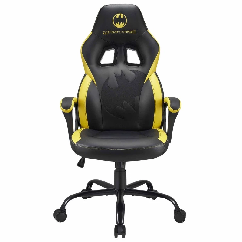 Pc-gamingstoel Subsonic SA5642-B1 gevoerde zitting zwart geel 120 kg