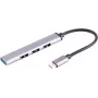 USB-C-hub ShiverPeaks 13-50002 — 4× USB-A 3.0 slanke adapter voor USB-C-aansluitingen