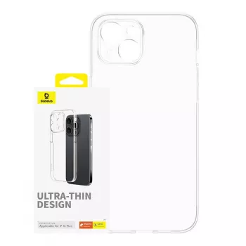 Baseus OS-Lucent Series hoesje voor iPhone 15 Plus, transparant, slank