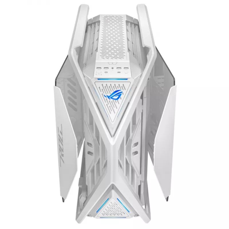 ASUS ROG GR701 Hyperion White, pc, wit, ATX, EATX, micro ATX, Mini-ITX, aluminium, multi, front