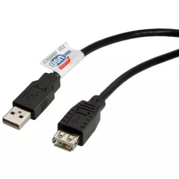 ROLINE USB 2.0-kabel, Type A-A, stekker/bus 1,8m (11.02.8948)