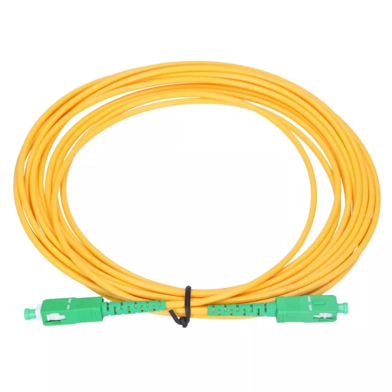 Extralink SC/APC-SC/APC patchkabel, singlemode, simplex, G.657A1, 3mm, 3m
