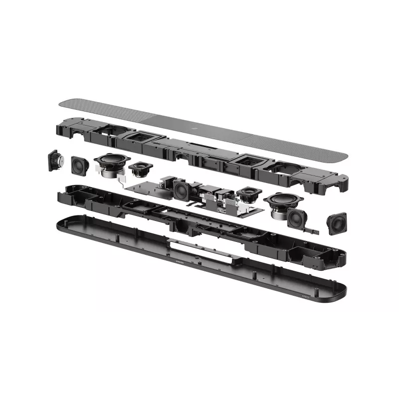 Soundbar Sennheiser AMBEO Soundbar Plus SB02 — 500 W, 9 luidsprekers, 2× HDMI 2.0, HDMI eARC, Wi-Fi, Bluetooth