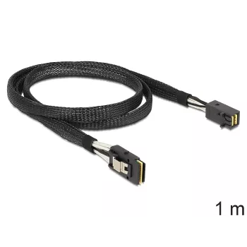 SAS-kabel DeLOCK 83389 1 m zwart