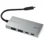 USB 3.1-C adapter SILVERSTONE SST-EP09C – USB-C-naar-USB-A-connectiviteit, zilveren afwerking