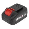 Accu voor draadloos gereedschap YATO YT-828463 — Li-Ion 18V 4Ah, rood, laadindicator