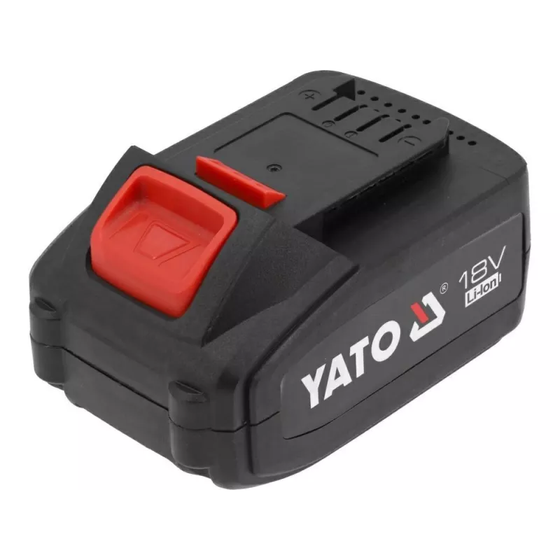 Accu voor draadloos gereedschap YATO YT-828463 — Li-Ion 18V 4Ah, rood, laadindicator