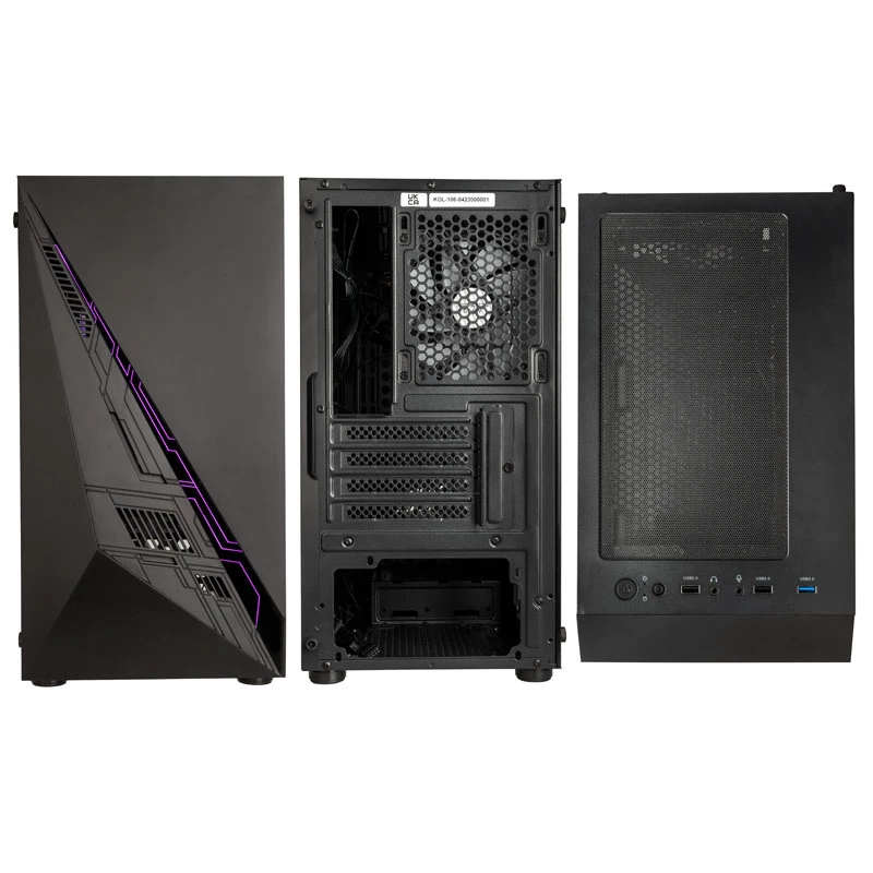 Computerbehuizing Kolink Inspire K2 Plus ARGB Micro-ATX zwart