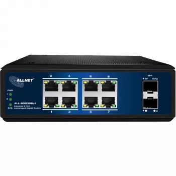 Netwerkswitch ALLNET ALL-SGI8108v2 8-poorts 10/100/1000 Mbit/s Gigabit