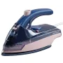 Reis-stoomstrijkijzer Profi-Care PC-DB 3125 — keramische zool, 800 W, 0,04 L tank, blauw/roze