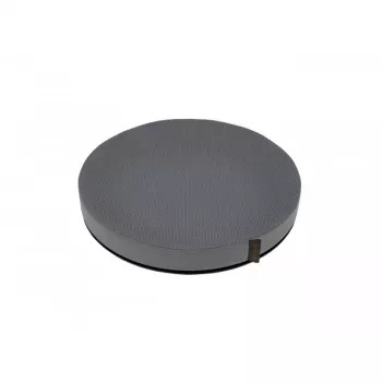 Zitkussen MDH DRQE3M0BBXXXP — rond schuimkussen met koelgel, Ø 390 mm, hoogte 50 mm, grijs, max. belasting 120 kg