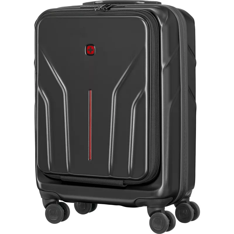 Compacte harde handbagage-trolley Wenger Amplix 653323 — zwart, compact