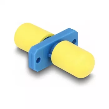 DeLOCK glasvezelkoppeling ST simplex bus naar ST simplex bus blauw