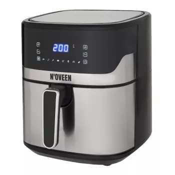 Heteluchtfriteuse NOVEEN AF550 — 6,5 l inhoud, 1600 W, tot 200°C, 8 programma's