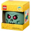 LEGO Storage Head Skeleton, opbergbox zwart/rood, groot