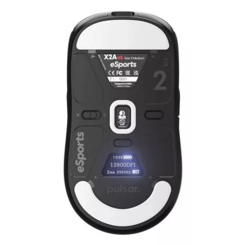 Muis USB Optical Wrl X2A/ES SIZE2 zwart PX2AES21 Pulsar