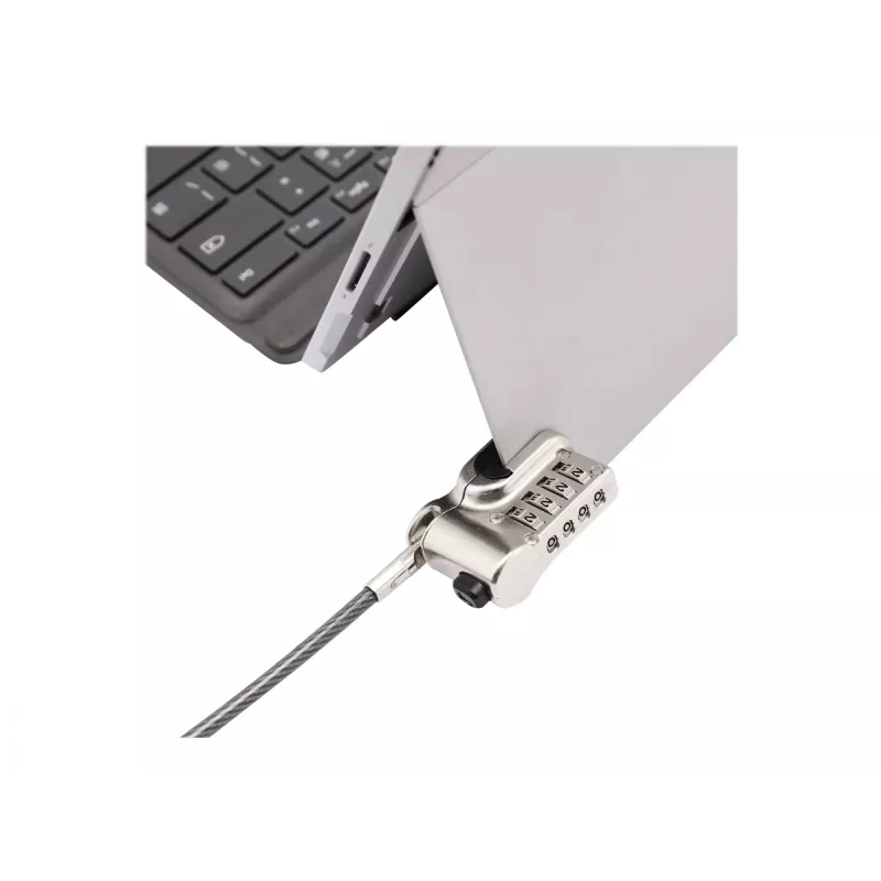Kabelslot DICOTA D31742 zilver 2 m cijferslot