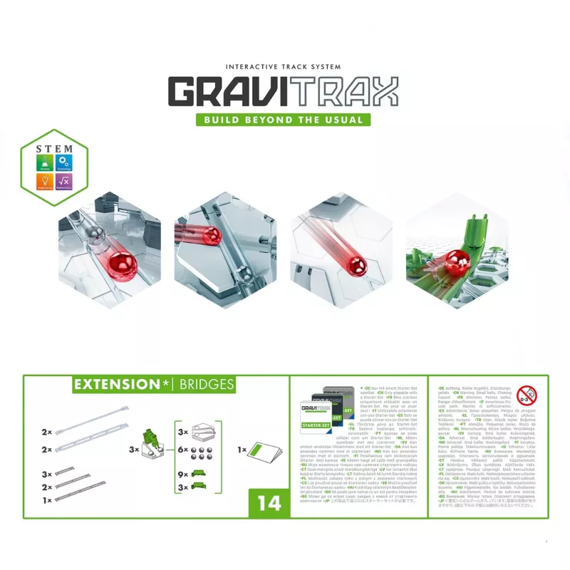 GraviTrax uitbreiding bruggen Ravensburger 22423 veelkleurig