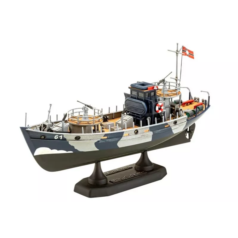 Plastic model schip KFK Kriegsfischkutter 1/144