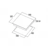 CATA kookplaat | IB 6403E2 BK | inductie | aantal kookzones 3 | touch | timer | zwart