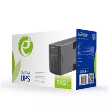 Gembird EG-UPS-B650 onderbrekingsvrije stroomvoorziening (UPS) line-interactive 0,65 kVA 390 W