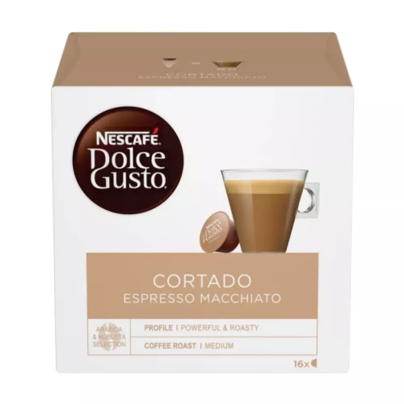 Nescafe Dolce Gusto Cortado Espresso Macchiato koffie, 16 capsules