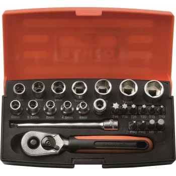 Dopsleutelset Bahco SL25 ¼”