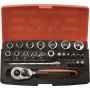 Dopsleutelset Bahco SL25 ¼”