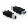 USB-adapter DeLOCK USB 3.0-B M naar USB 3.0-A FM 65179