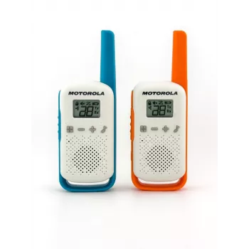 Motorola Talkabout T42 – walkie-talkie, 2-pack (oranje-blauw)