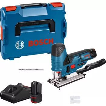 Accu-decoupeerzaag GST 12V-70 Professional, 12 volt (blauw/zwart, 2x lithium-ion-accu 3,0Ah, in L-BOXX)