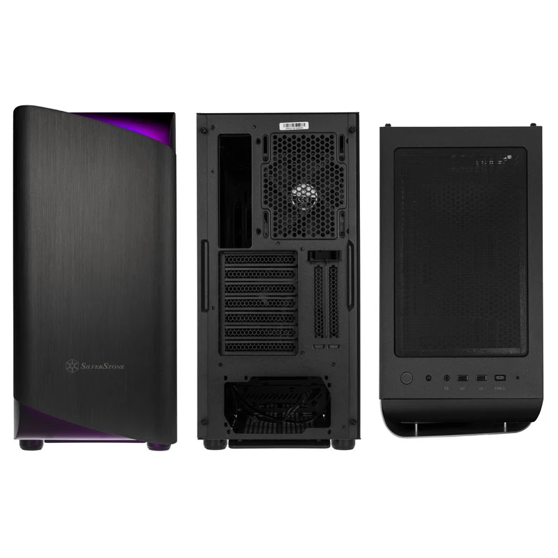 SilverStone Seta A1 midi-tower, tempered glass - zwart