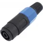 Luidsprekerkabel-koppeling Omnitronic 30203530 4-polig voor verlenging en verbinding van luidsprekerkabels