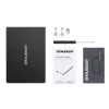Montagekit GRAUGEAR G-CV-M2T25 zwart aluminium