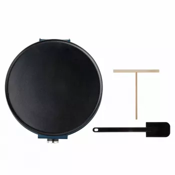 Crêpemaker JATA JECR1000 1200 W zwart blauw 30 cm