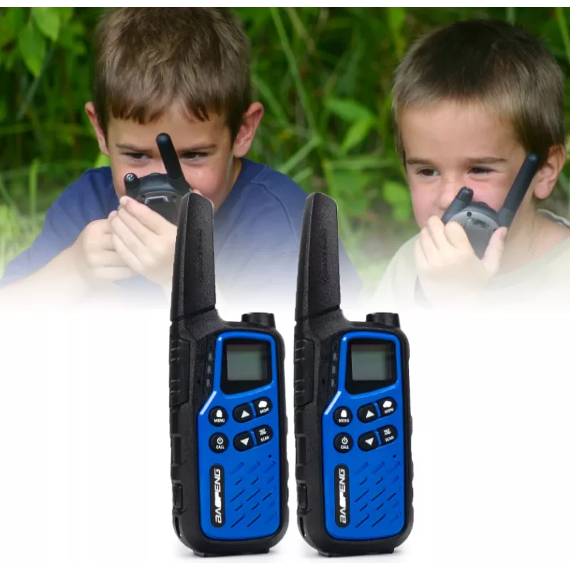 Walkietalkie Baofeng BF-T25E blauw, 2 stuks