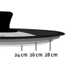 Hama 111545 pannendeksel zwart, transparant