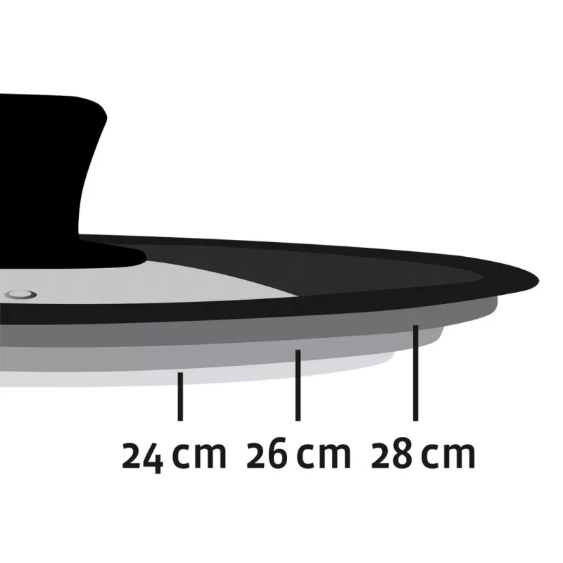 Hama 111545 pannendeksel zwart, transparant