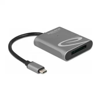 Kaartlezer DeLOCK 91741 USB 3.2 Gen 1 Type-C zwart grijs