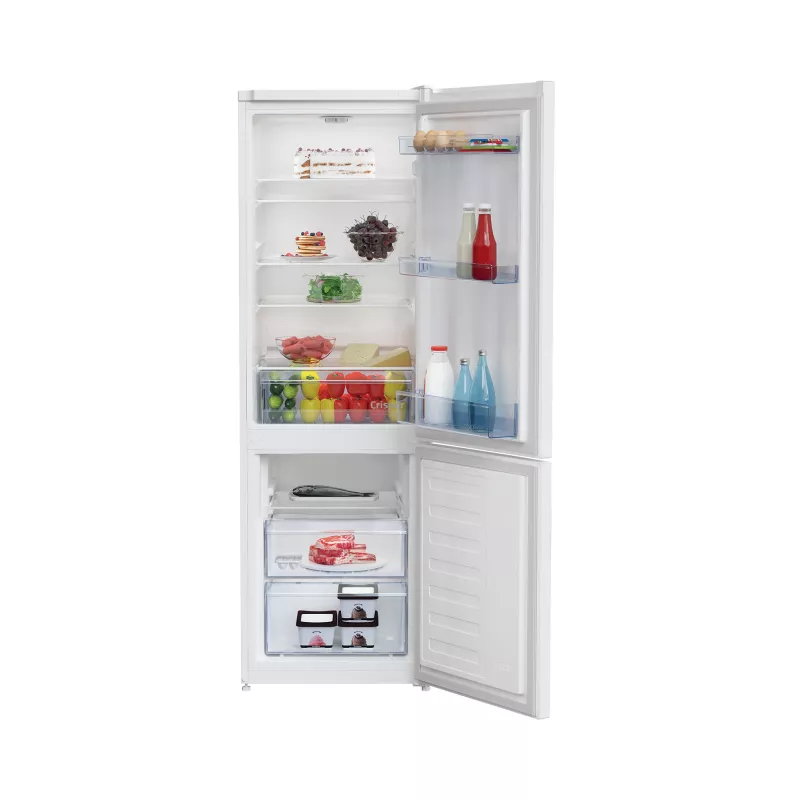 BEKO koelkast RCSA270K40WN, energieklasse E, hoogte 171 cm, wit