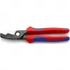 Knipex 95 12 200 kabelschaar met dubbele snijkant, 200 mm