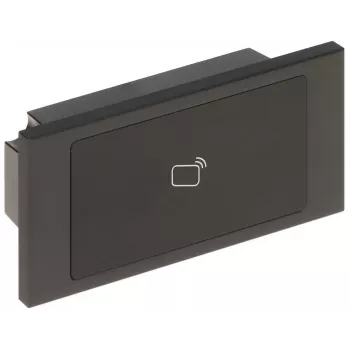 Kaartlezer DAHUA VTO4202FB-MR — zwart, 100×100×28,5 mm, compatibel met Dahua Europe