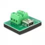 Kabeladapter DeLOCK 65518 Mini USB 6p zwart groen