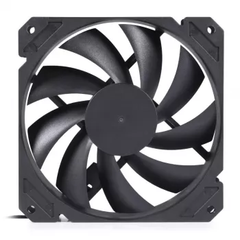 Ventilator Alphacool 12 cm 3000 tpm 7,83 mmH2O dubbel kogellager zwart 120x120x25 mm
