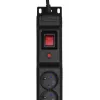 Activejet COMBO 12-voudig stekkerdoos 3m zwart