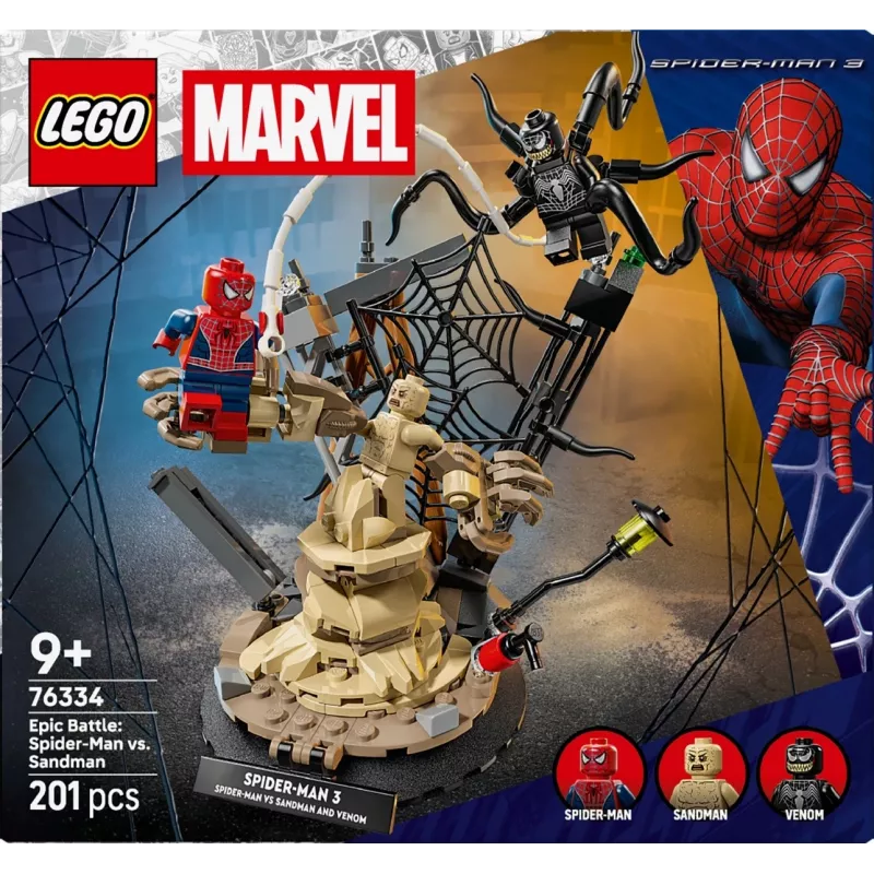 LEGO MARVEL 76334 Episch gevecht: Spider-Man tegen Sandman
