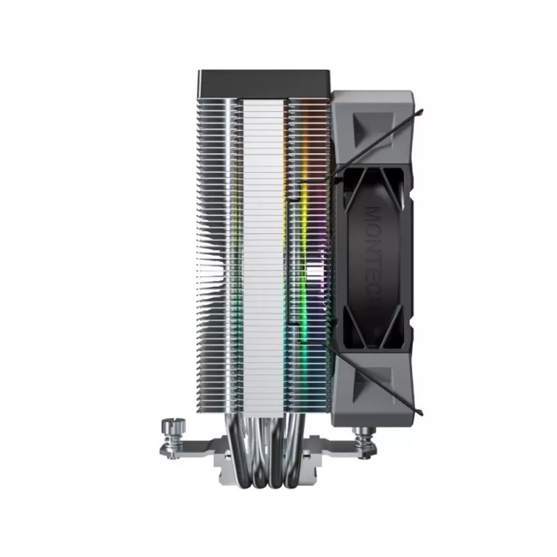 Montech NX400 Black ARGB cpu-luchtkoeler, multi-socket, 120 mm, zwart