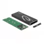 SSD-behuizing DeLOCK 42003 externe behuizing voor M.2 SATA SSD met USB Type-C