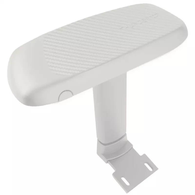 Ergonomische bureaustoel thunder x3 TEGC-3073102.B1 — wit-blauwe bekleding, verstelbare armleuningen, hoge rugleuning